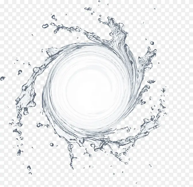 螺旋透明水流