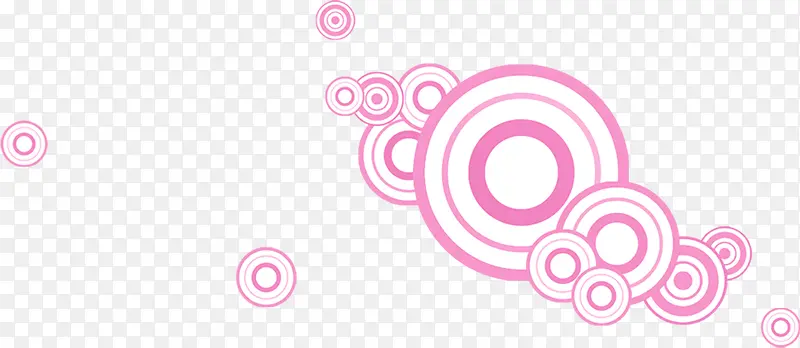 粉色圆环背景