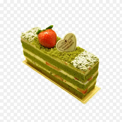 绿色的抹茶蛋糕