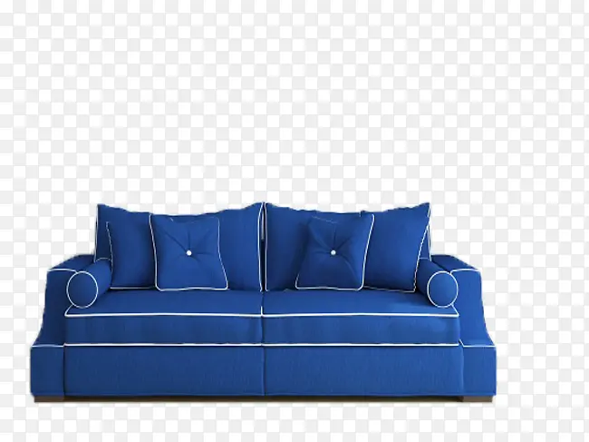 蓝色大沙发素材