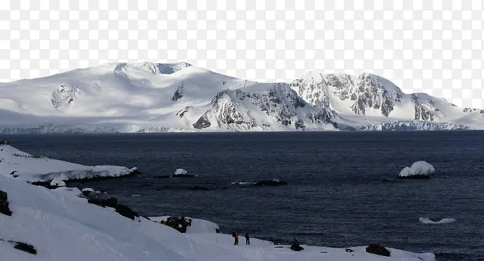 南极雪景