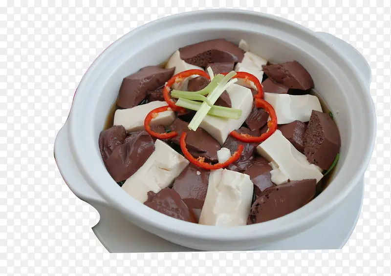 清肺猪血豆腐煲