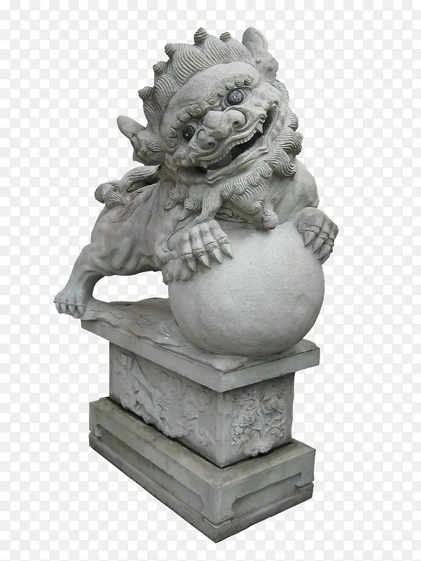 可爱的石狮子