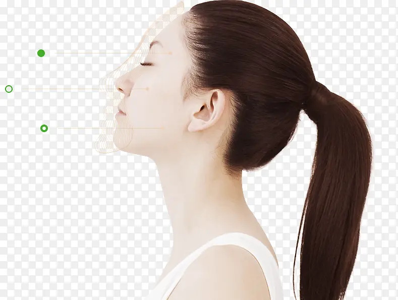 眼部按摩高清素材