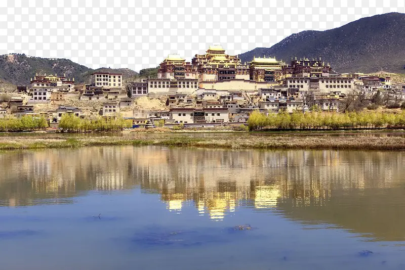 云南松赞林寺风景