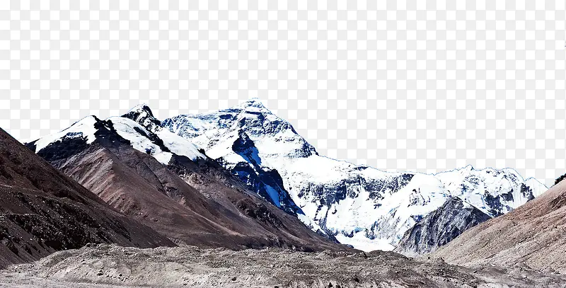 著名西藏珠穆朗玛峰