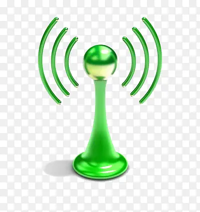 绿色无线信号