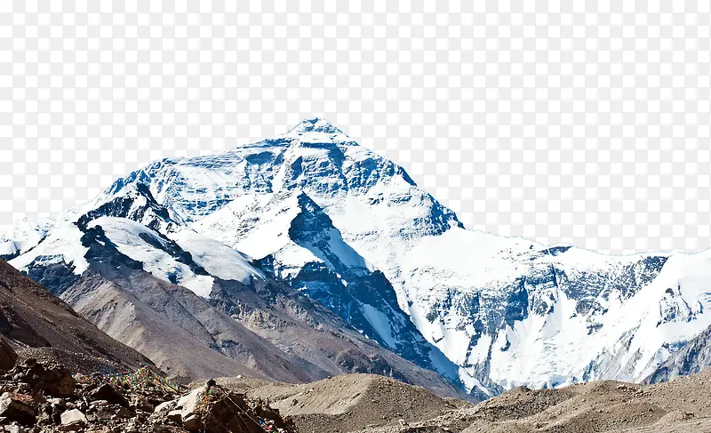 西藏珠穆朗玛峰风景图