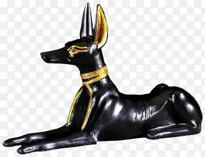 埃及狗雕塑