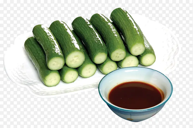 乳黄瓜沾酱PNG图片素材下载_图片编号ynvleado-免抠素材网