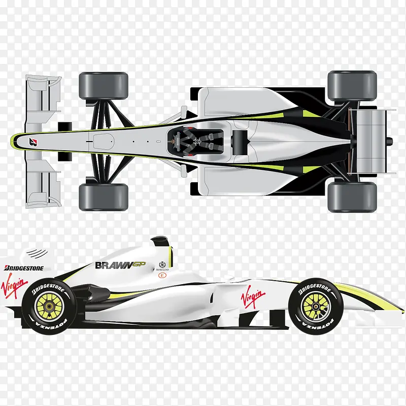 F1方程式赛车三维图
