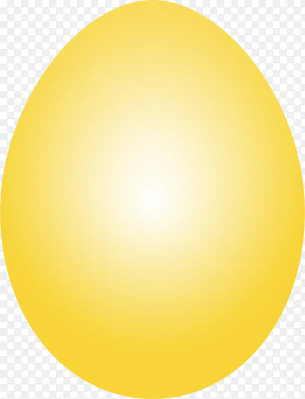 黄色卡通鸡蛋png