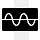 波高频率简单的黑色iphonemini图标
