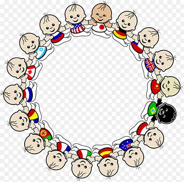 各国婴儿边框