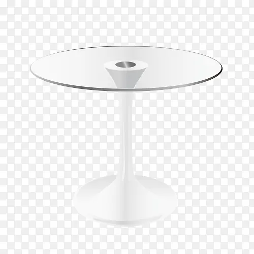 圆形玻璃桌子