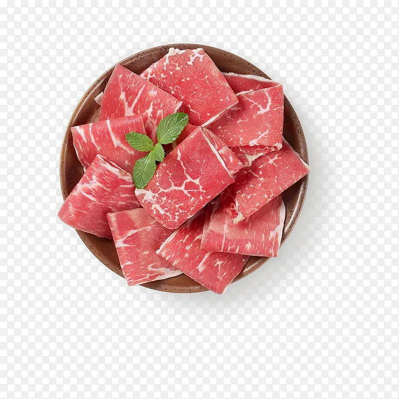 圆形梅花肉