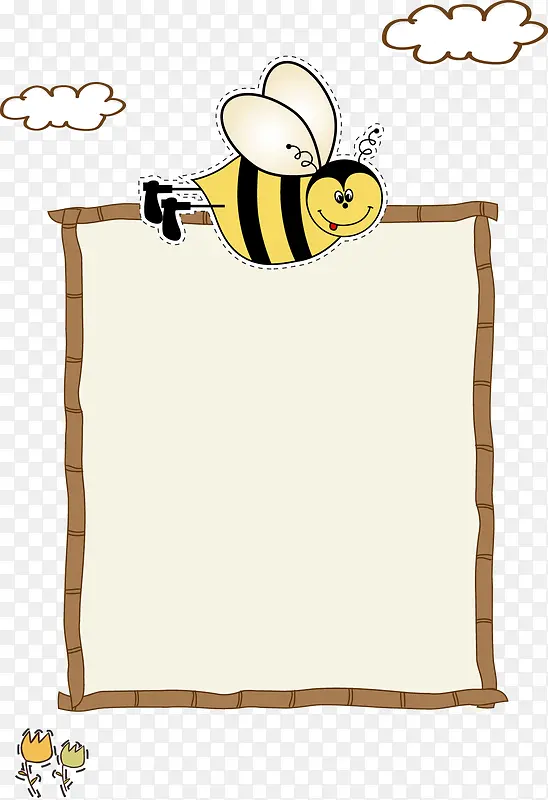 蜜蜂边框