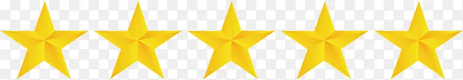 五角星黄色双十一活动素材