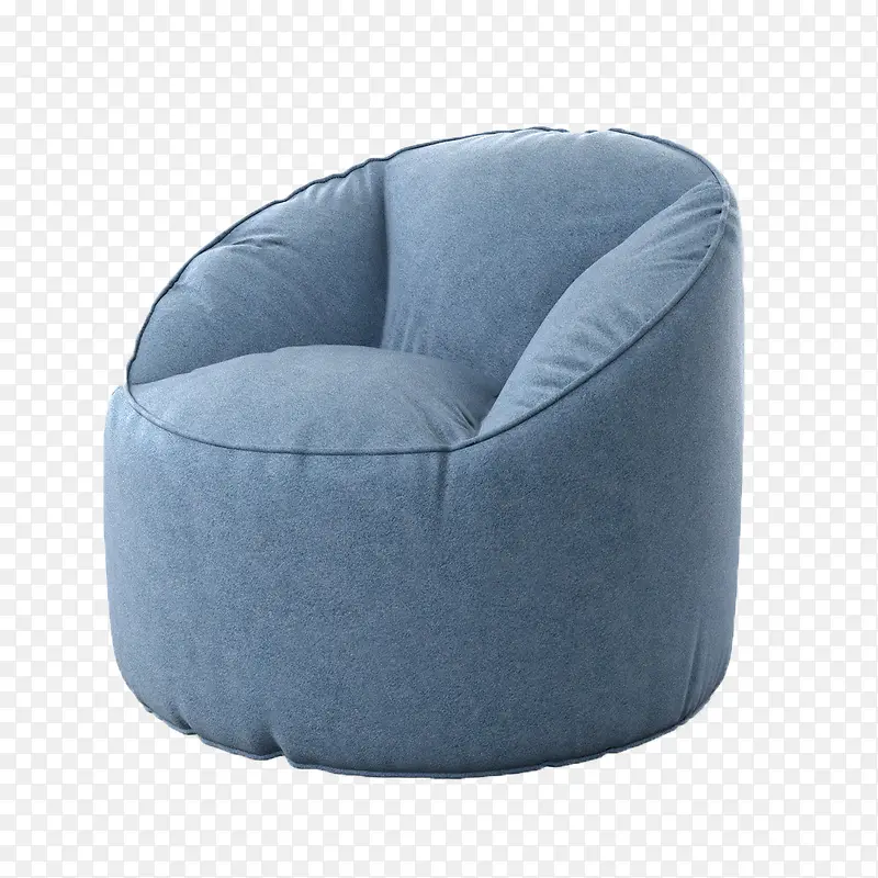 单人沙发蓝色