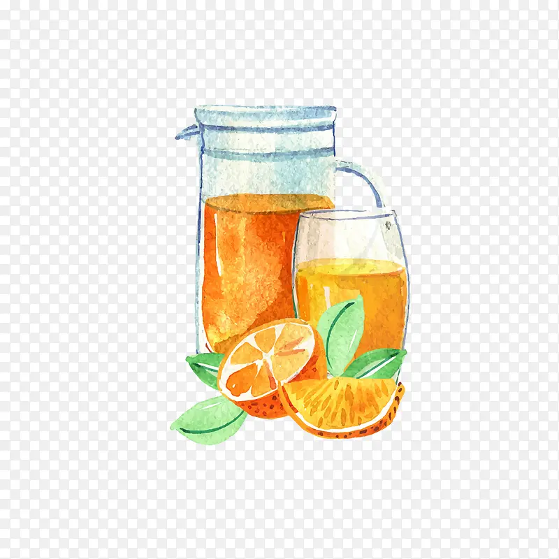 新鲜橙汁免抠下载