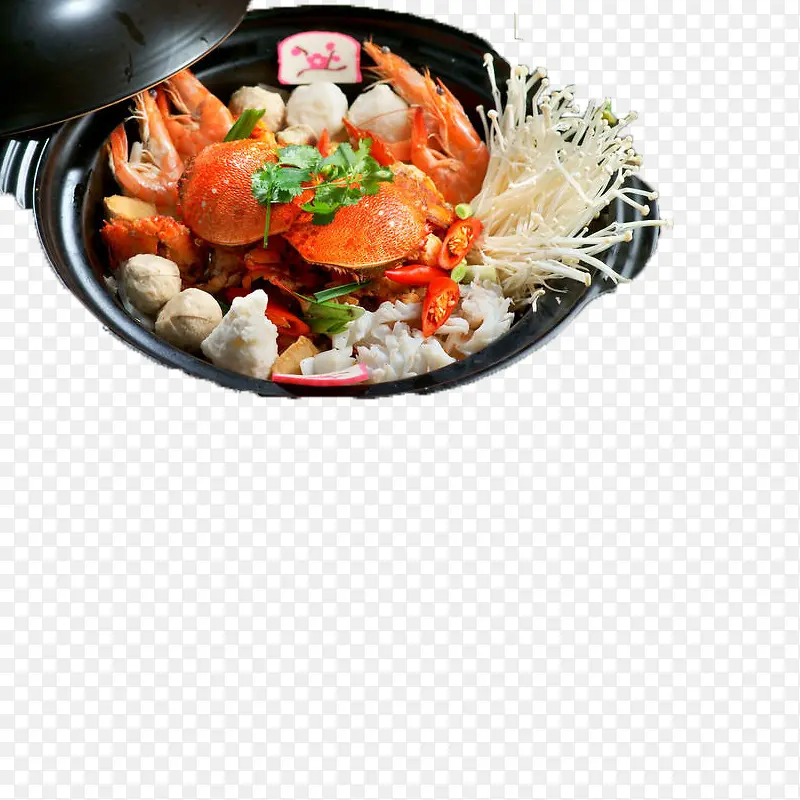 老虎蟹海鲜锅