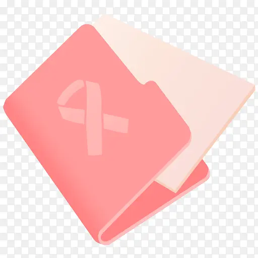 粉色文件夹图标