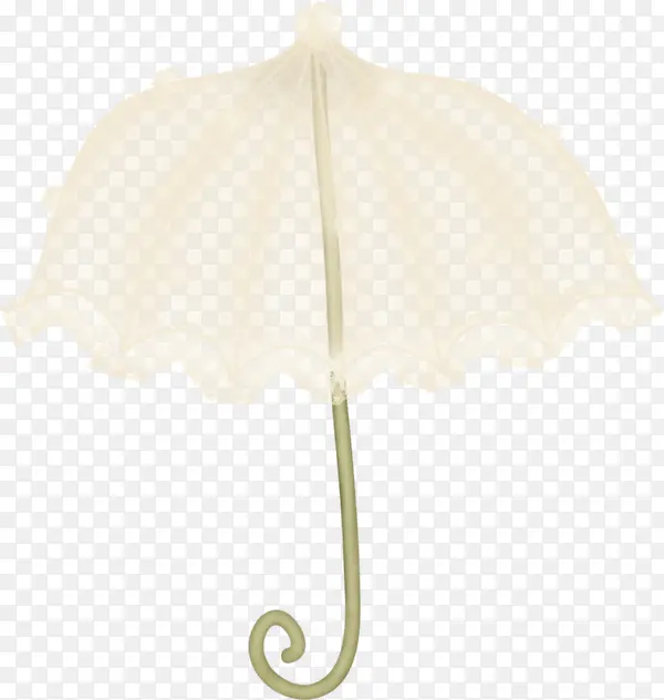白色透明雨伞