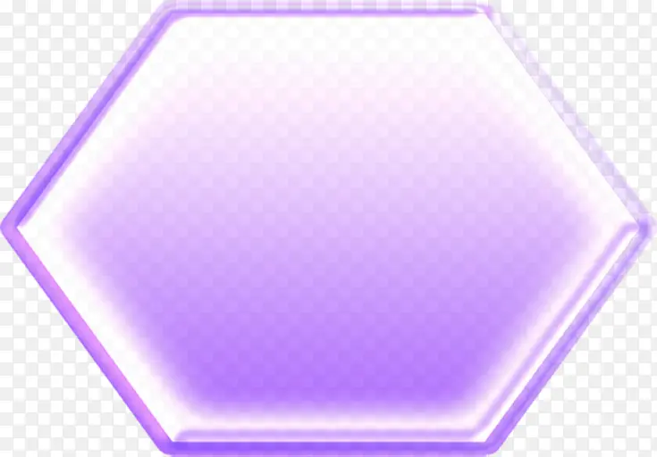 紫色绚丽设计六边形造型