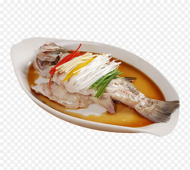 葱油海鲈鱼