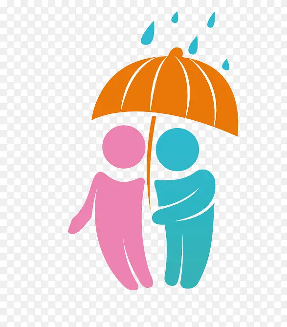 遮雨的伞