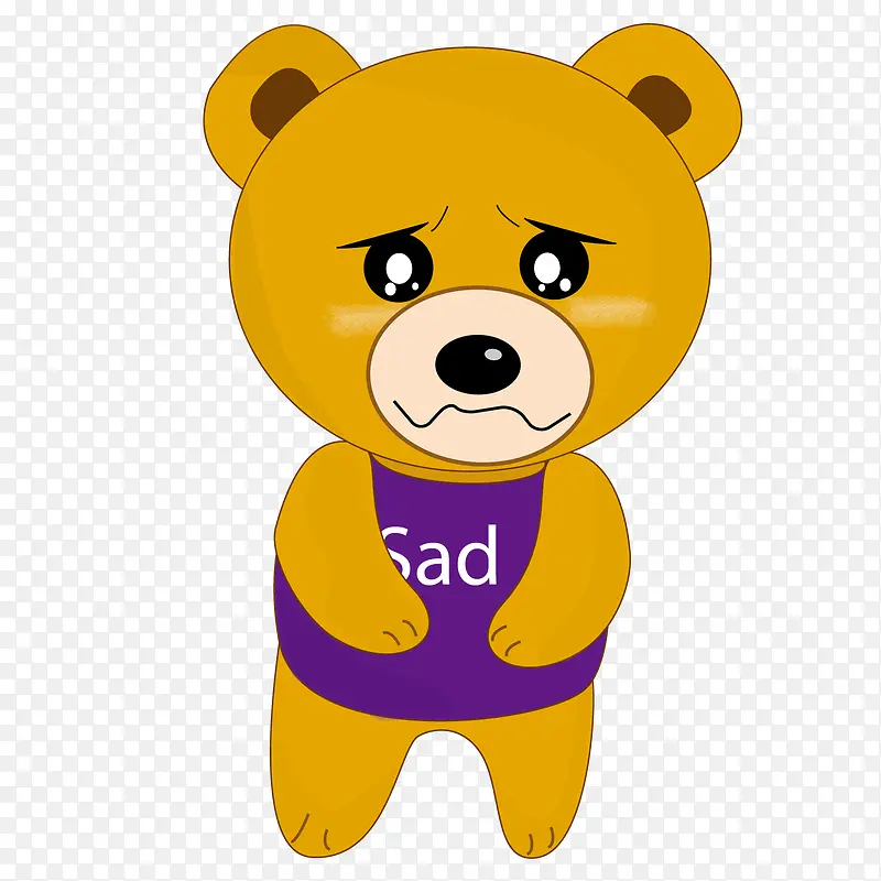 悲伤的小熊