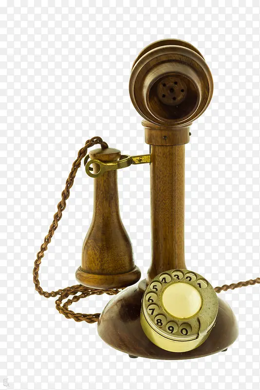 木质复古电话机