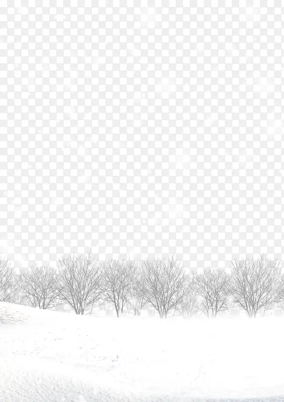 雪花冬天的