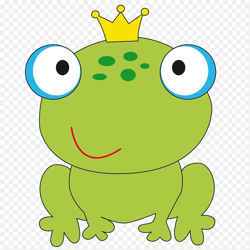 卡通青蛙王子