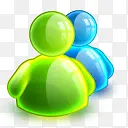 色彩斑斓的MSN各种状态图标用户群