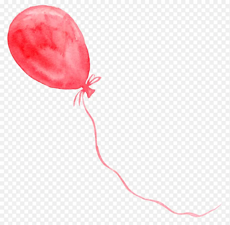 红色气球