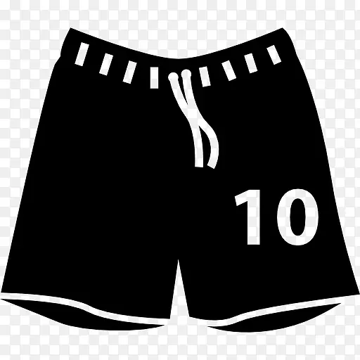 足球短裤10号图标