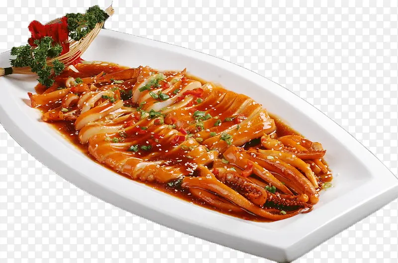 鱿鱼烹饪菜品