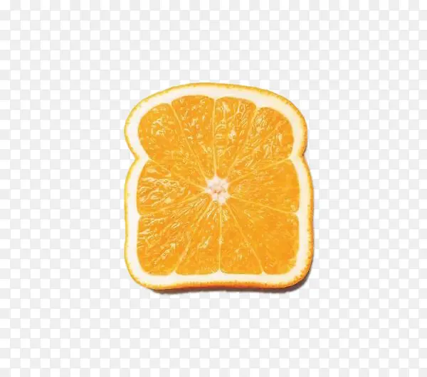 创意设计-橙子面包片