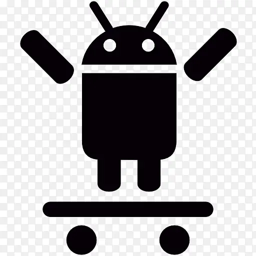 Android在滑板两手臂图标