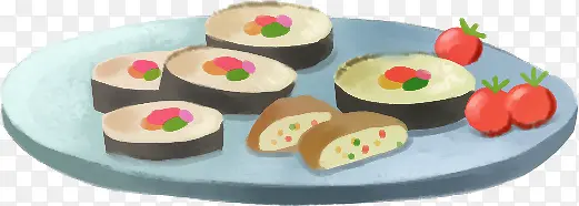 扁平风格高清创意食物蔬菜