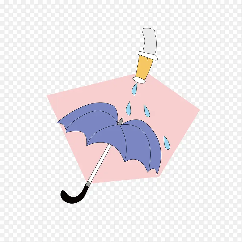 矢量雨伞