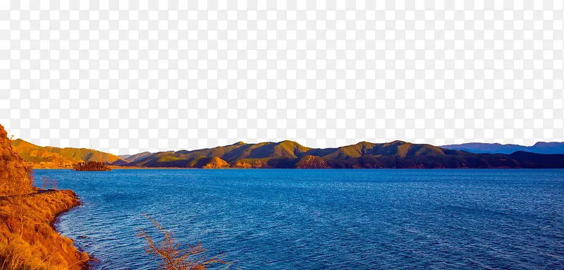 唯美泸沽湖风景