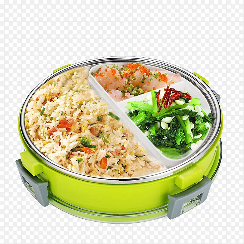 圆形餐盒