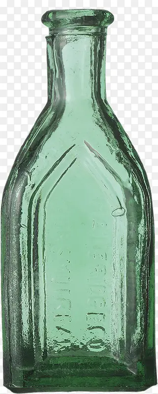 绿色透明玻璃瓶