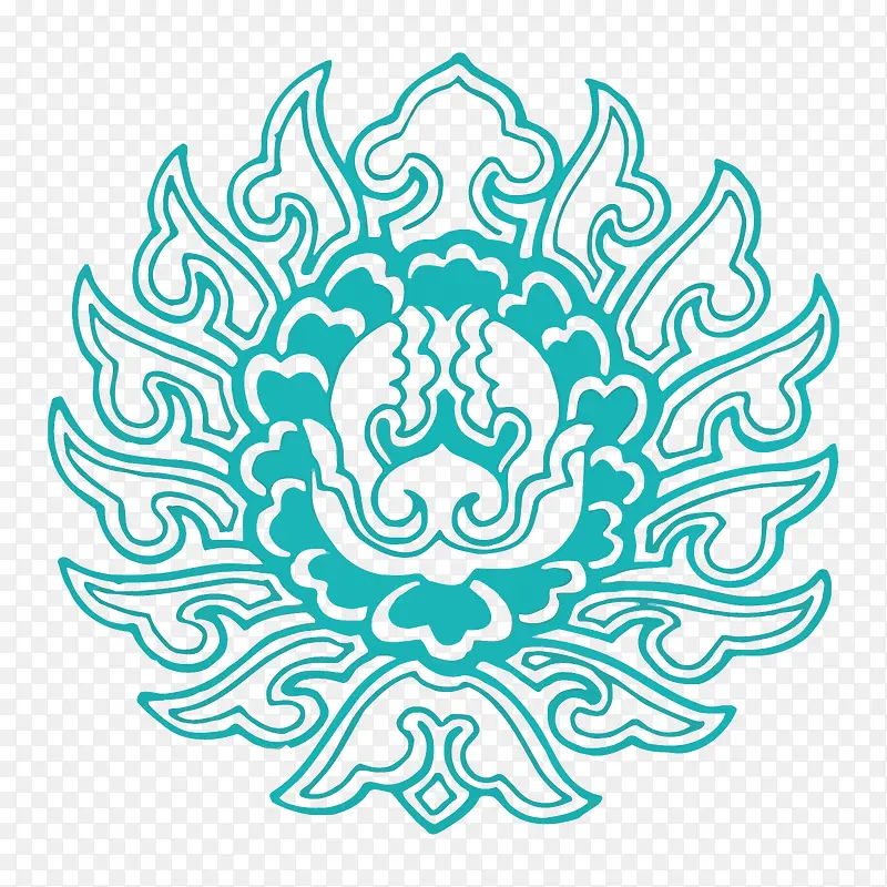 矢量花纹