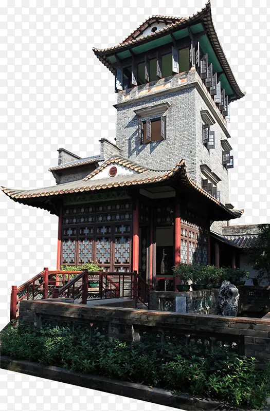 古镇古风城楼屋檐PNG图片素材下载_图片编号qpajavzn-免抠素材网