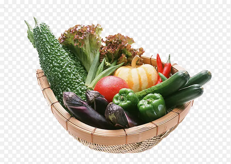一篮水果蔬菜