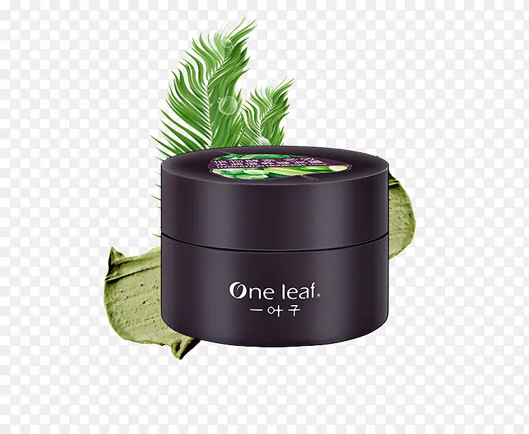 一叶子绿泥膜