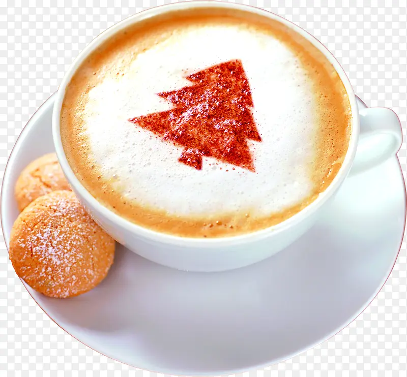 温馨圣诞节小树咖啡